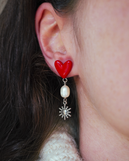 Boucles d'oreilles Marta - doré et argenté