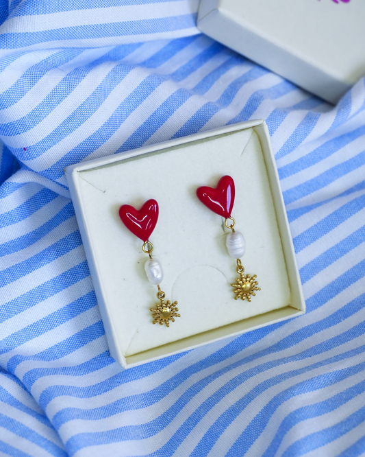 Boucles d'oreilles Marta - doré et argenté