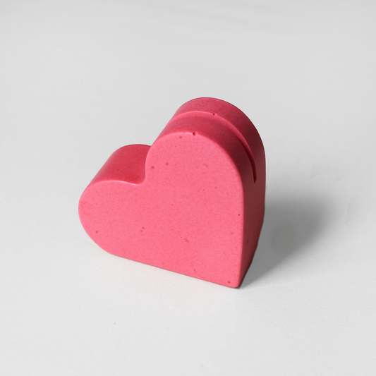 Porte-photo coeur - rouge
