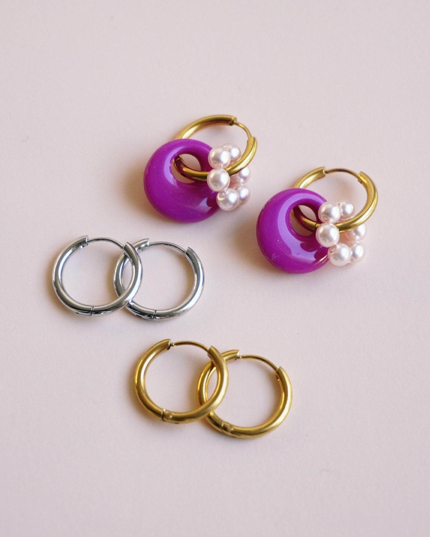 Créoles  - doré ou argenté (paire)