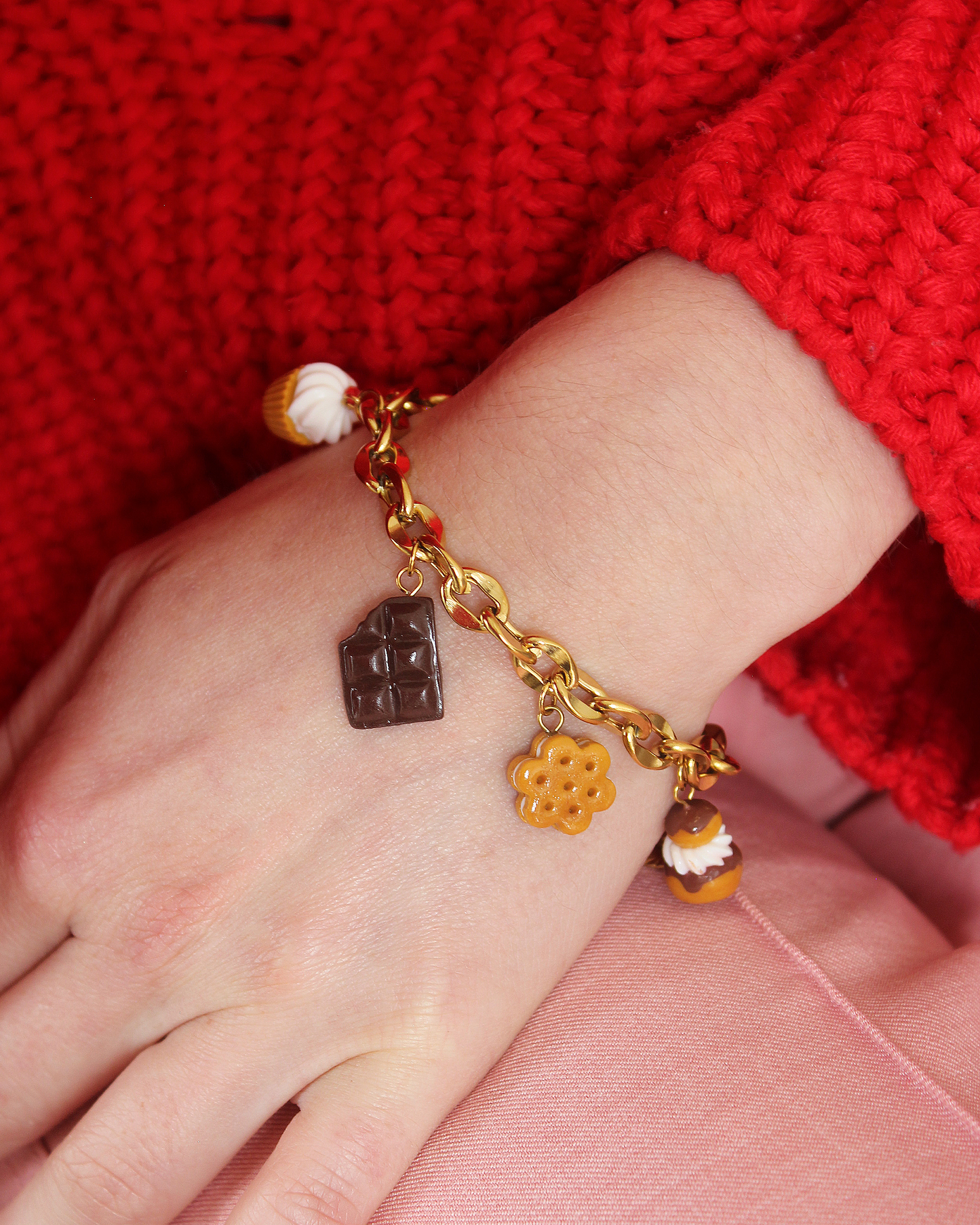 Bracelet Ezra doré - jusqu'à 5 charms