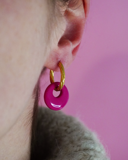 Créoles torsadées - doré (paire)