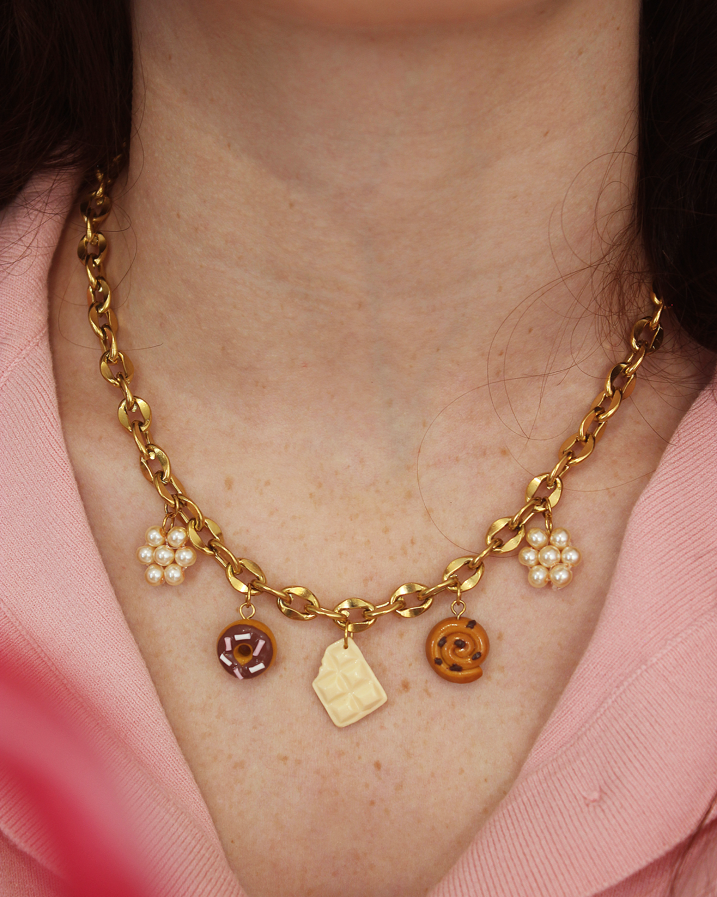 Collier Ezra doré - jusqu'à 7 charms