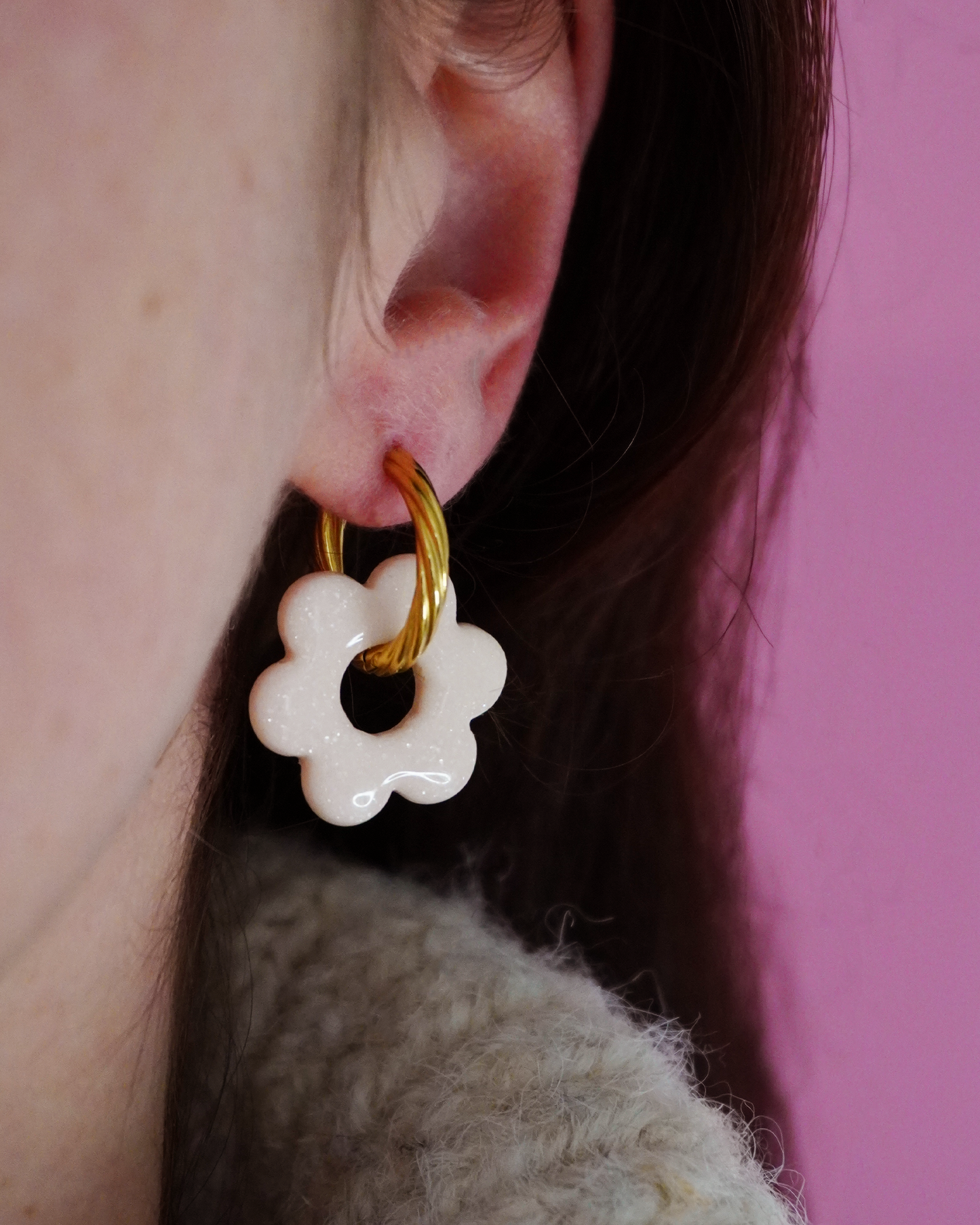 Créoles torsadées - doré (paire)