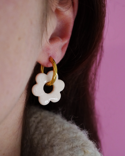 Créoles torsadées - doré (paire)