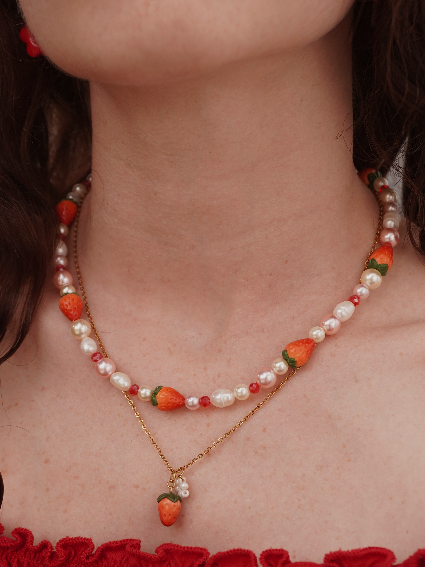 Collier Fraise