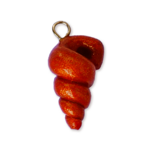 Coquillage orange nacré