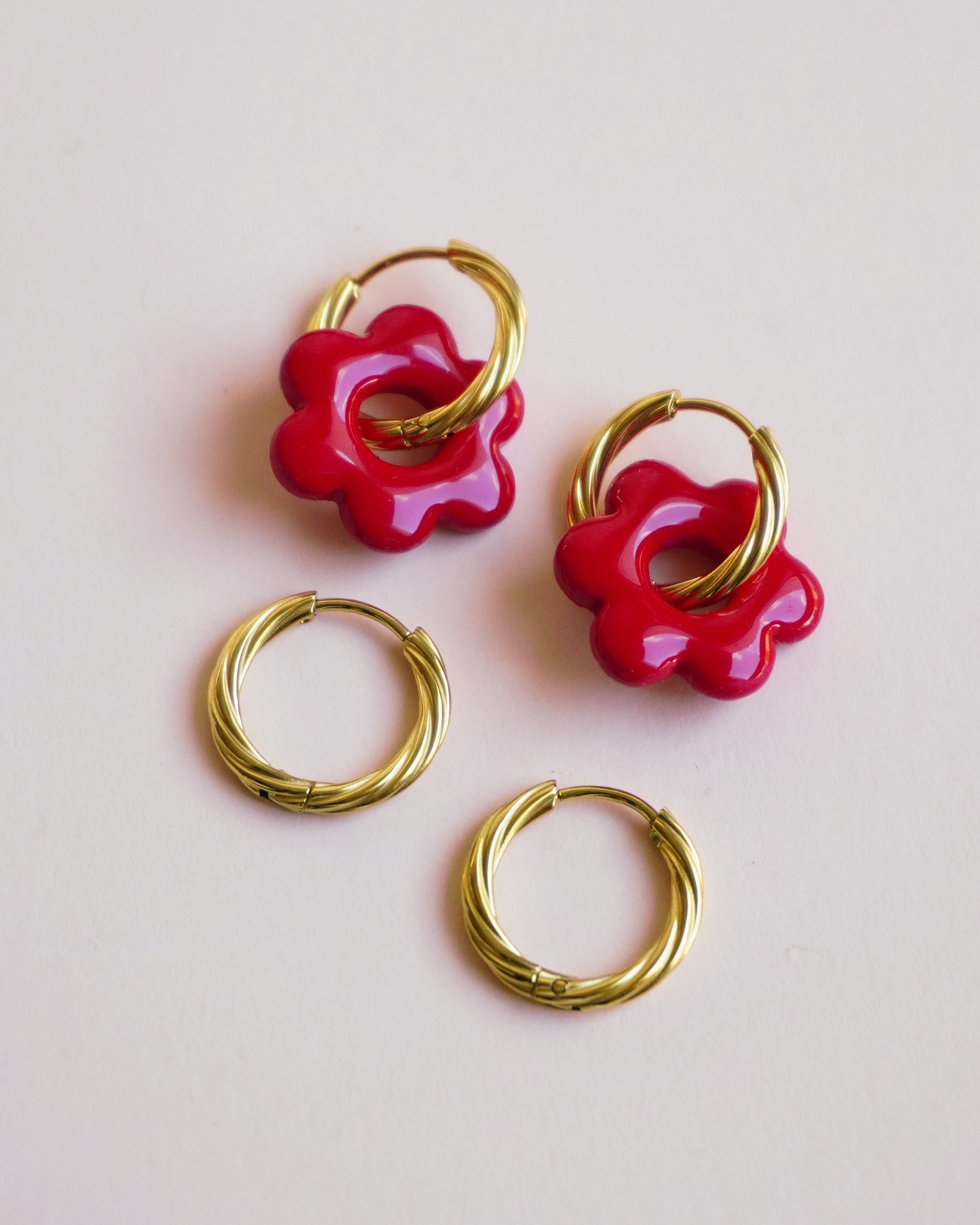 Créoles torsadées - doré (paire)