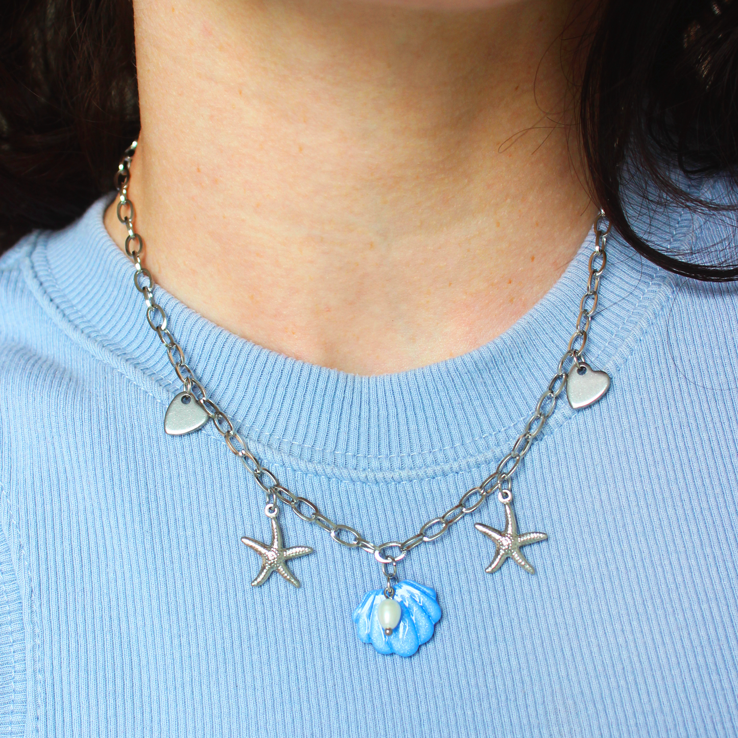 Collier Seashell - Doré ou argenté