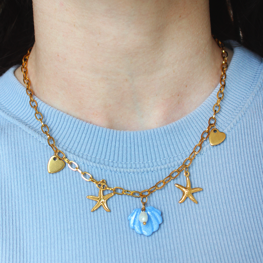 Collier Seashell - Doré ou argenté