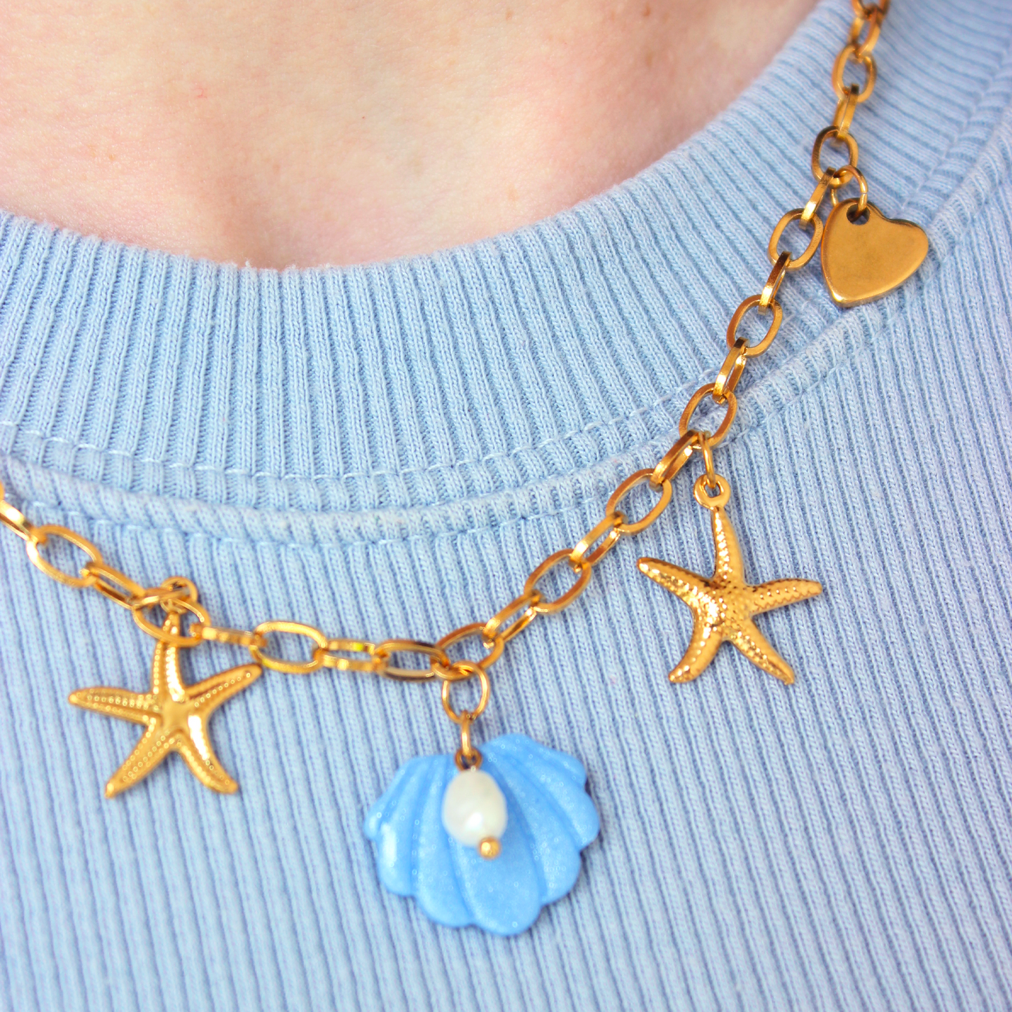 Collier Seashell - Doré ou argenté